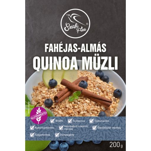 Szafi Free Fahéjas-almás quinoa müzli (200g)