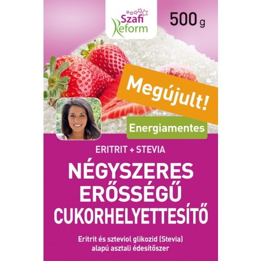 Szafi Reform Paleo négyszeres erősségű édesítő negyedannyi 1:4 (500g)