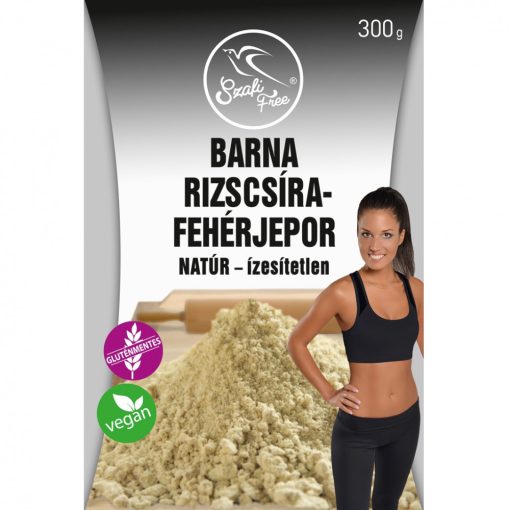 Szafi Free Barna rizscsíra-fehérjepor natúr- ízesítetlen gluténmentes, vegán (300g) 
