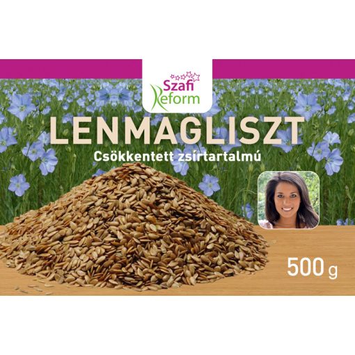 Szafi Reform csökkentett zsírtartalmú lenmagliszt (500g)