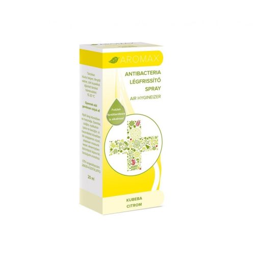 Aromax AntiBacteria Légfrissítő Spray (20 ml) Kubeba- és citromolaj