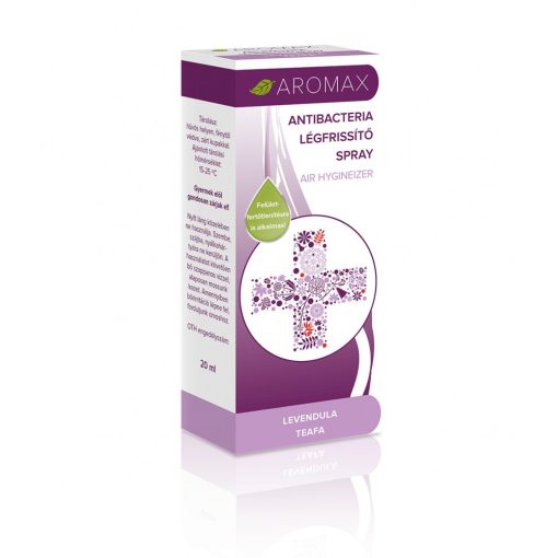 Aromax AntiBacteria Légfrissítő Spray (20 ml) Levendula-Teafa 
