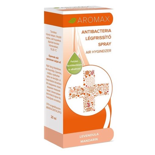 Aromax AntiBacteria Légfrissítő Spray (20ml) Mandarin-Levendula 