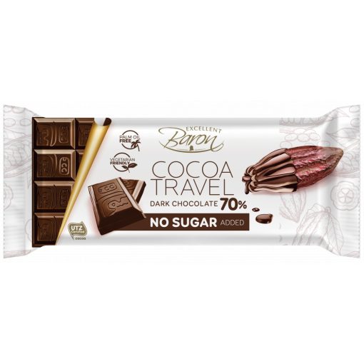 Baron Hozzáadott cukor nélküli Étcsokoládé (90g)