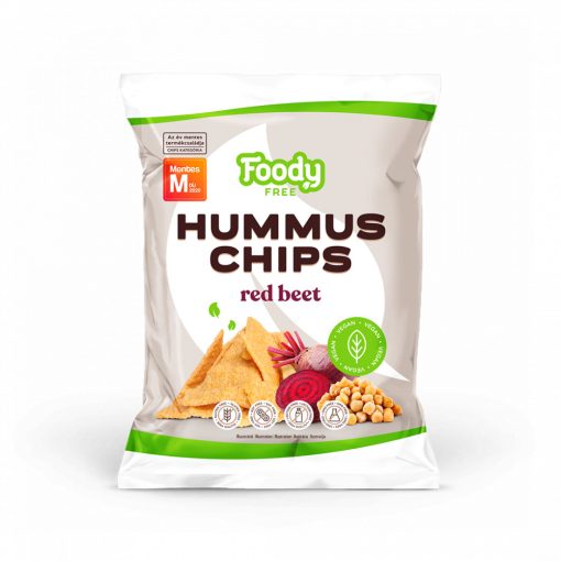 Foody Free hummus chips cékla (50g)