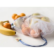 Kézműves öko zöldséges zsák szilva mintával