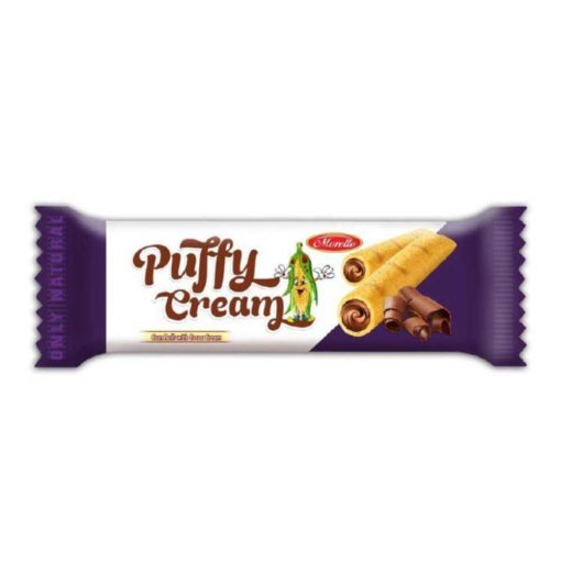 Puffy Cream kakaós krémmel töltött gluténmentes kukoricarud (18g)