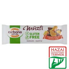   Cerbona Big GM csokoládés-narancsos müzliszelet kakaós bevonó talppal 35g