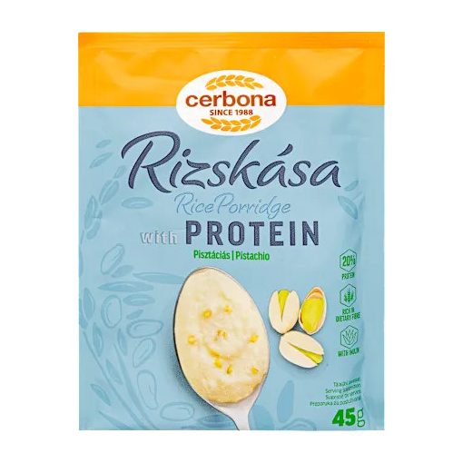Cerbona pisztáciás rizskása proteinnel 45g