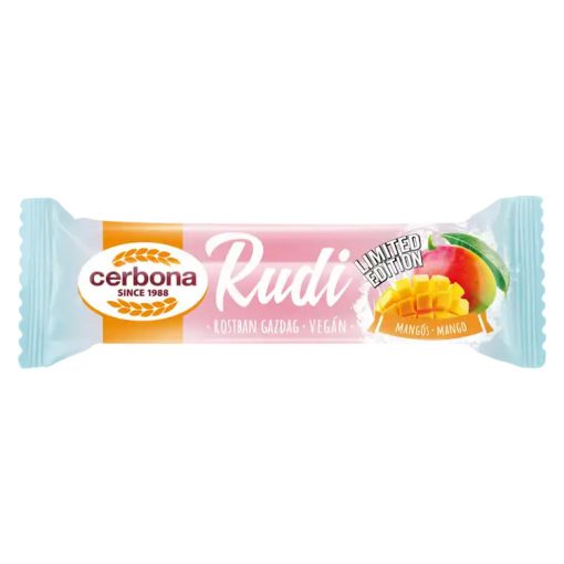 Cerbona rudi mangós töltelékkel, kakaós bevonóval, hozzáadott cukor nélkül 30g