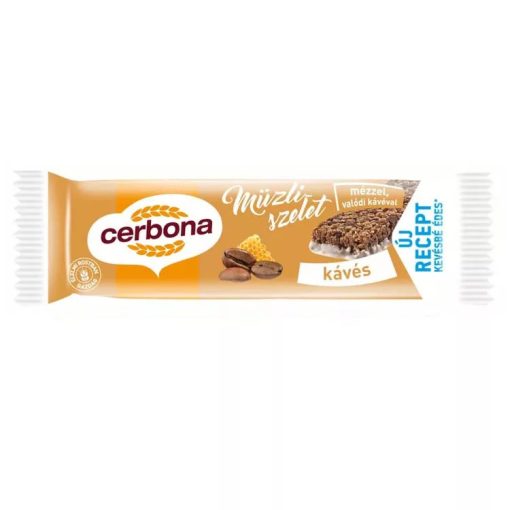 Cerbona müzli szelet kávés fehér bev, 20g /20/