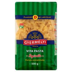 GYERMELYI VITA PASTA DURUM TÉSZTA FODROS KOCKA 500G