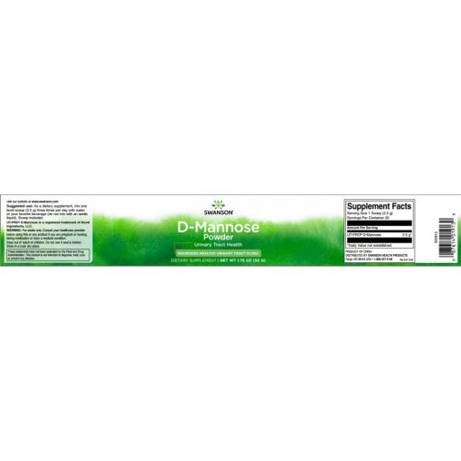 Swanson D-Mannose por 50g