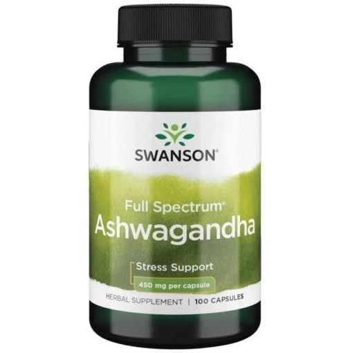 Swanson ASHWAGANDHA 450mg 100 kapszula