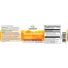 Swanson Tocotrienols 50mg (delta és gamma tokotrienolok) 60 kapszula