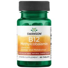 Swanson B12 Methylcobalamin 2500mcg 60 rágótabletta