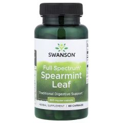Swanson Spearmint Leaf 400mg 60 kapszula fodormentalevél
