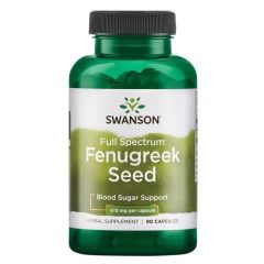 Swanson Fenugreek Seed (Görögszénamag) 610mg 60 kapszula