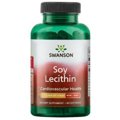   Swanson Soy Lecithin (Szója lecitin) 1200mg 90 lágyzselatin kapszula