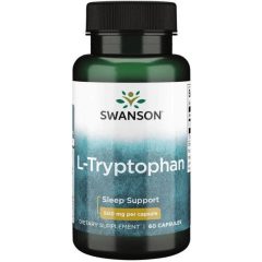 Swanson L-Tryptophan 500mg 60 kapszula (az 5HTP előanyaga)