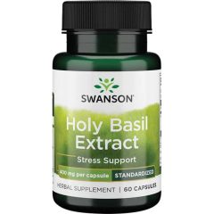   Swanson Holy Basil Extract 400mg (Szent bazsalikom - Tulsi) 60 kapszula