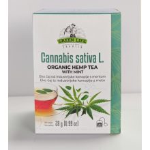Green Life BIO Kender és menta tea 20 filter Organic Hemp Tea with Mint