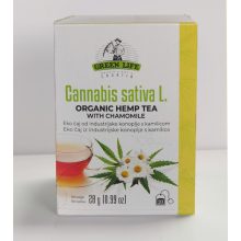 Green Life BIO Kender és kamilla tea 20 filter Organic Hemp Tea with Chamomile