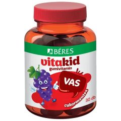 Béres Vitakid Vas gumivitamin 30db gumitabletta