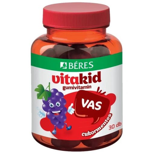 Béres Vitakid Vas gumivitamin 30db gumitabletta
