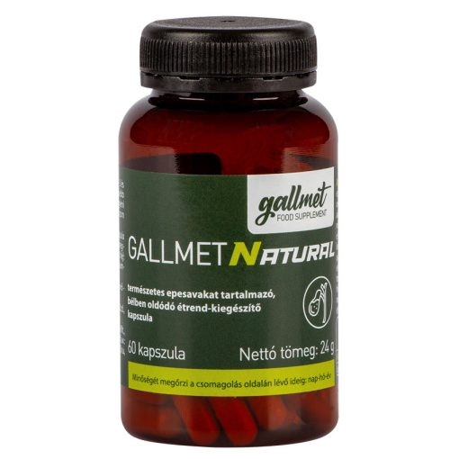 GALLMET-Natural 60db epesav kapszula