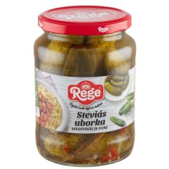 Csemegeuborka, steviás 6-9 cm 680g Rege (720ml)