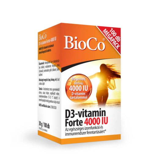 BioCo D3-vitamin Forte 4000IU 100db tabletta