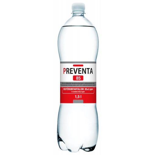 Preventa 85 csökkentett deutérium tartalmú szénsavmentes ivóvíz 1,5l DRS