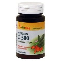 Vitaking C-500 Csipkebogyóval (100) tabletta