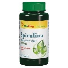 Vitaking Spirulina alga 500mg (200) tabletta