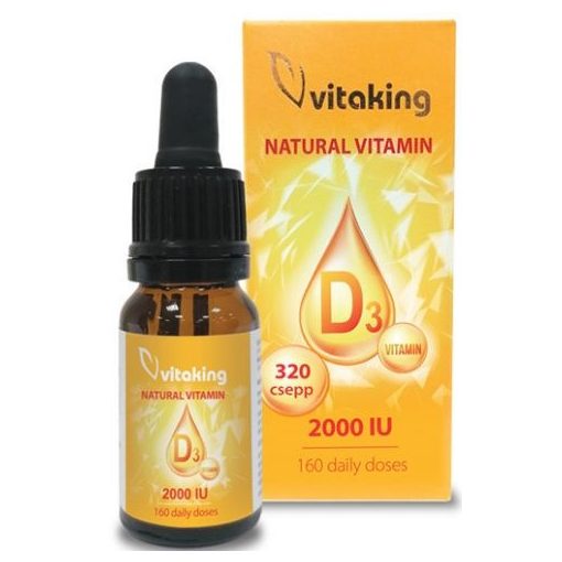 Vitaking D3 vitamin csepp 10ml (320)