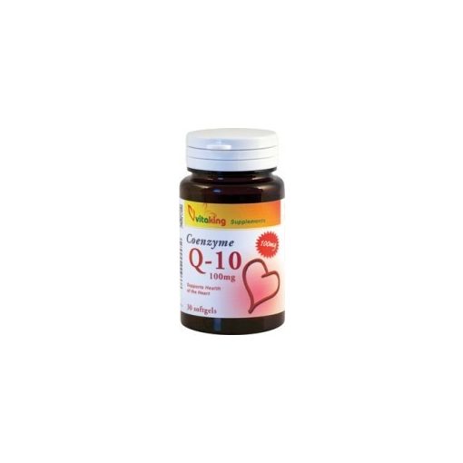 Vitaking Q-10 Coenzym 100mg (30) lágykapszula