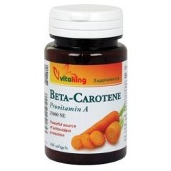 Vitaking Beta Carotine 15mg (100) lágykapszula