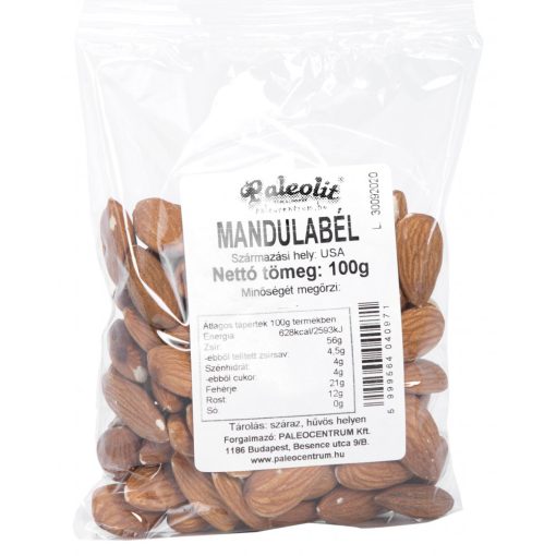 Paleolit Mandulabél natúr 100g