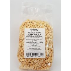 Paleolit Aszalt alma kocka 100g cukormentes, kínai 7x7mm