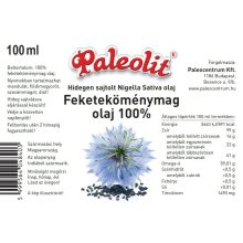 Paleolit Feketeköménymag olaj 100% 100ml hidegen sajtolt Nigella Sativa olaj