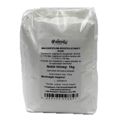 Paleolit Magnézium biszglicinát por 1kg Magnesium Bisglycinate Powder