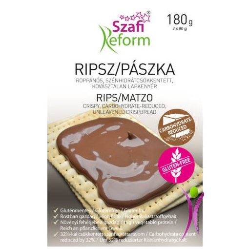 Szafi Reform Gluténmentes ripsz/pászka 180g