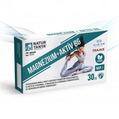   Natur Tanya® Vegán Magnézium+aktív B6 30 db kapszula magnézium-biszglicinát-kelát