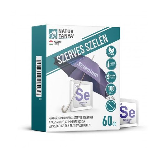 Natur Tanya® Szerves Szelén 100mcg 60db tabletta