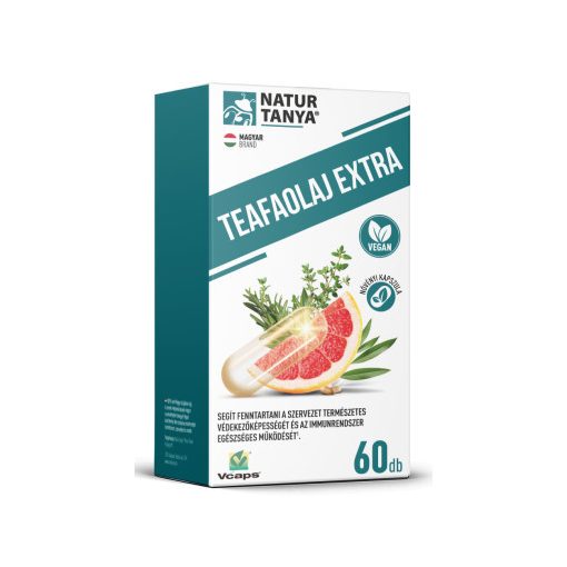 Natur Tanya® Teafaolaj Extra 60db növényi mikrokapszula