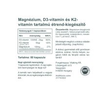 Vitaking MagneTrio D3+K2+ Magnézium biszglicinát (80) kapszula