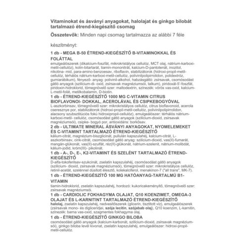 Vitaking 365 Szenior Multivitamin csomag 30 napi adag