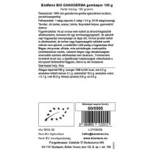 BioMenü BIO Ganoderma gombapor 100g