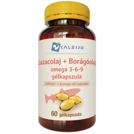 Caleido Lazacolaj+borágóolaj omega 3-6-9 gélkapszula 60db